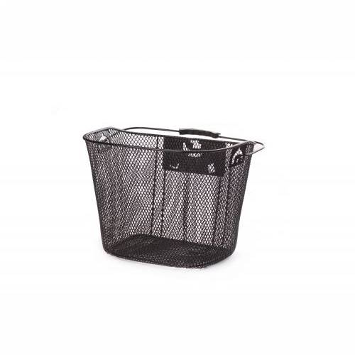 KOŠARICA PREDNJA OVAL NA KORMILO NA SKIDANJE 35-25X25/25CM,(22,2-31,8),BOJA :CRNA Cijena