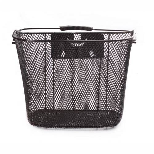 KOŠARICA PREDNJA OVAL NA KORMILO NA SKIDANJE 35-25X25/25CM,(22,2-31,8),BOJA :CRNA Cijena