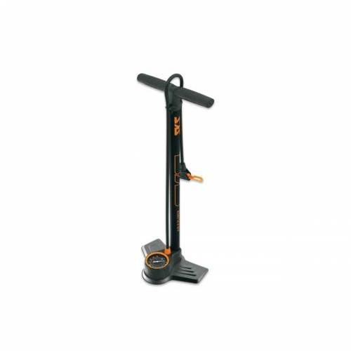 PUMPA PODNA SA MANOMETROM SKS AIR-X-PLORER 10.0, ZA SVE VENTILE, 10 BARA, CRNO-NARANČASTA Cijena