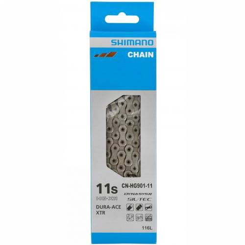 LANAC SHIMANO CN-HG901-11, 116 KARIKA, 11 BRZINA (ROAD/MTB/E-BIKE KOMPATIBILNO), BEZ END PIN, AMPULE TIP CONNE Cijena