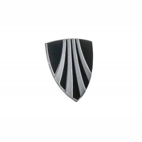 LOGO TREK HEAD BADGE, BLACK