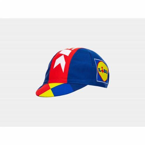 KAPA SA ŠILTOM SANTINI LIDL-TREK TEAM UNISEX CYCLING , DARK BLUE/YELLOW Cijena