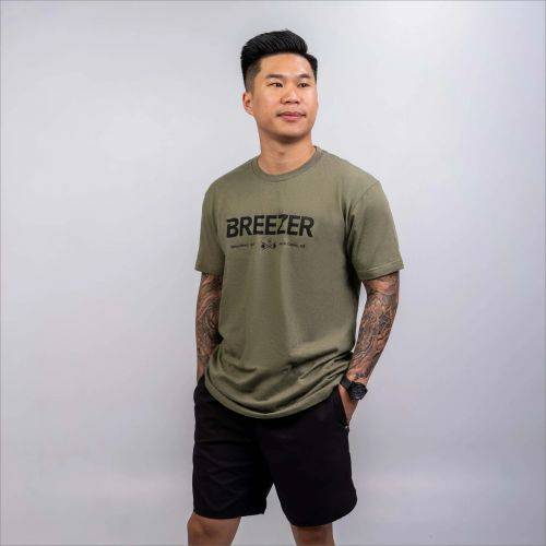 T-Shirt Breezer EST.77, Boja: Khaki, Veličina: S Cijena