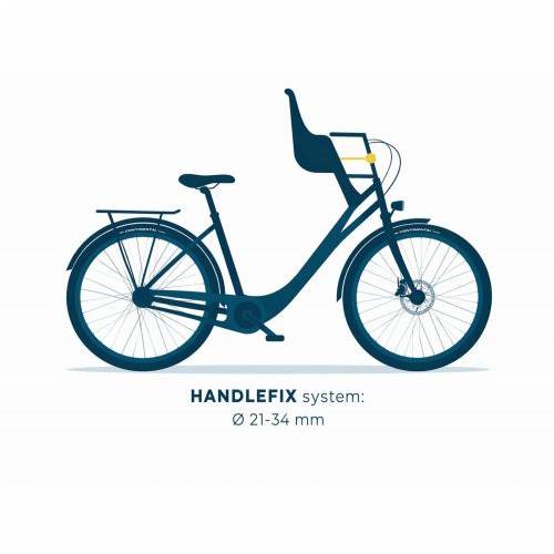 BELLELLI TATOO PLUS SJEDALICA ZA DJECU PREDNJA, TAMNO SIVA, NOSIVOST:15kg, SA HANDLE-FIX NOSAČEM Cijena