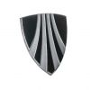LOGO TREK HEAD BADGE, BLACK
